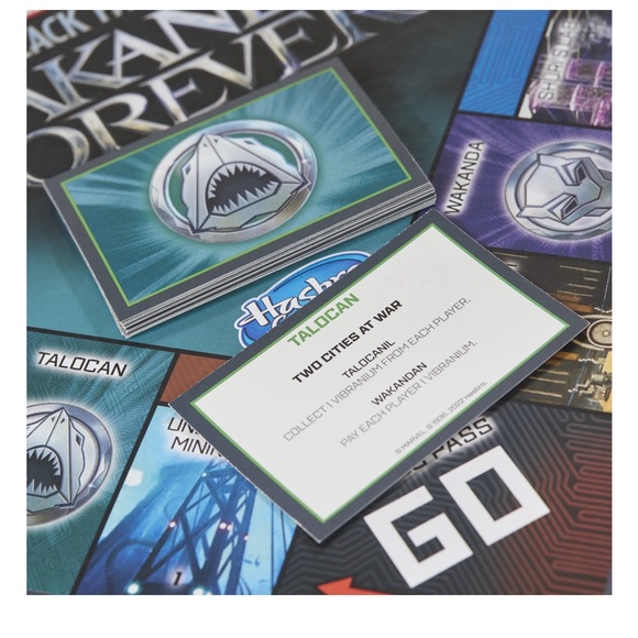 Monopoly: Marvel Studios' Black Panther: Wakanda Forever Edition Board Game - Picture 8 of 12